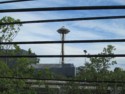 The Space Needle as seen from the hotel window
